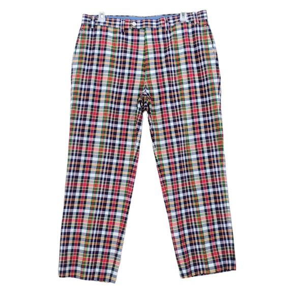 Ralph Lauren Other - Ralph Lauren India Madras Plaid Golf Pants Relaxed Fit Mens 38x28